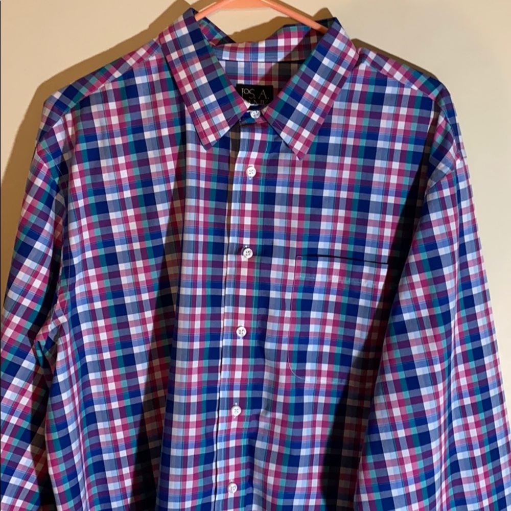 Jos A Bank Travelers Collection Dress Shirt
